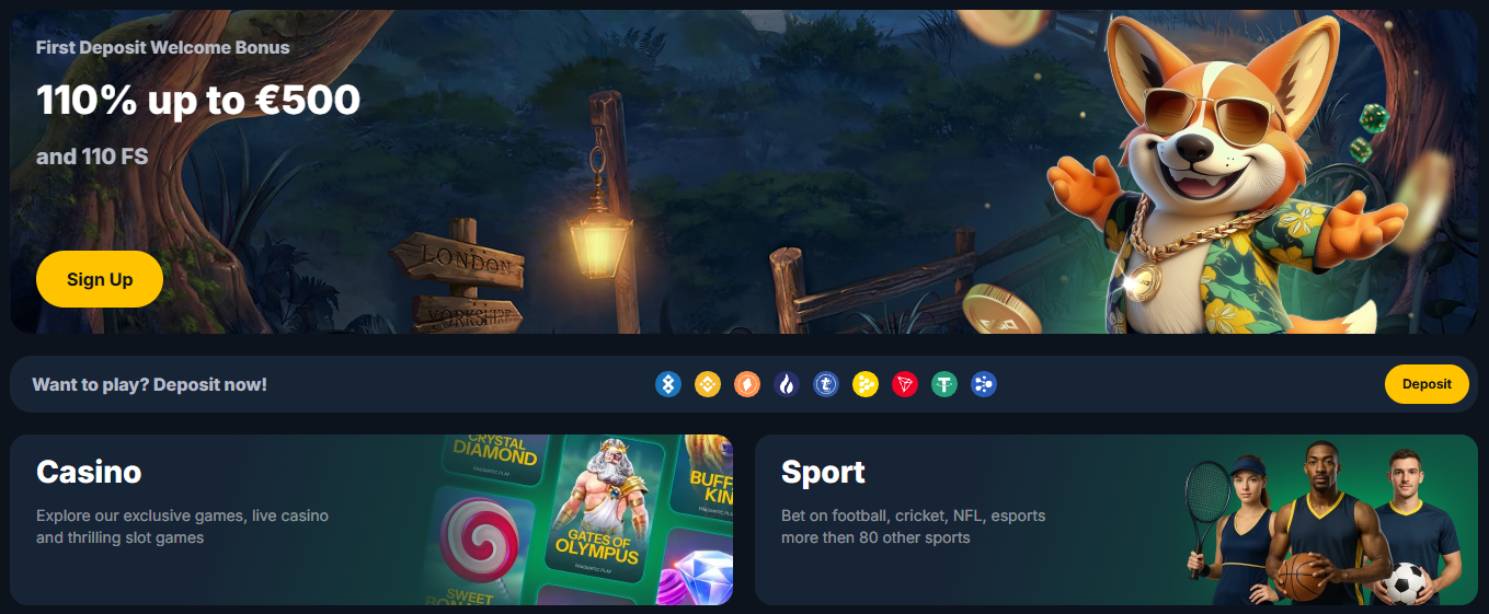 EgoGames welcome bonus